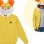 Pokemon warm merchandise Fennekin parka