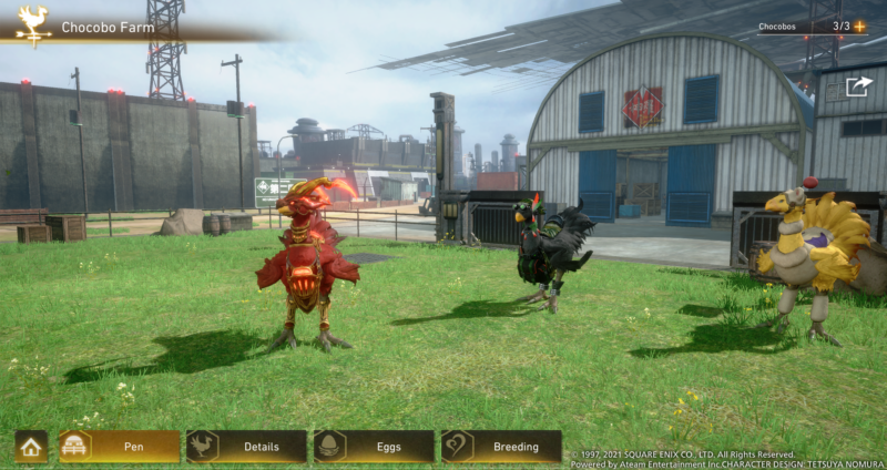 FFVII The First Soldier Chocobo Farm and Moogle Cosmetics Shared