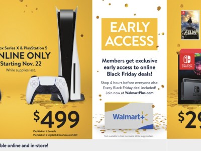 The Walmart Black Friday 2021 ad is here and shows its game deals, including a note that it will sell the PS5 and Xbox Series X online-only