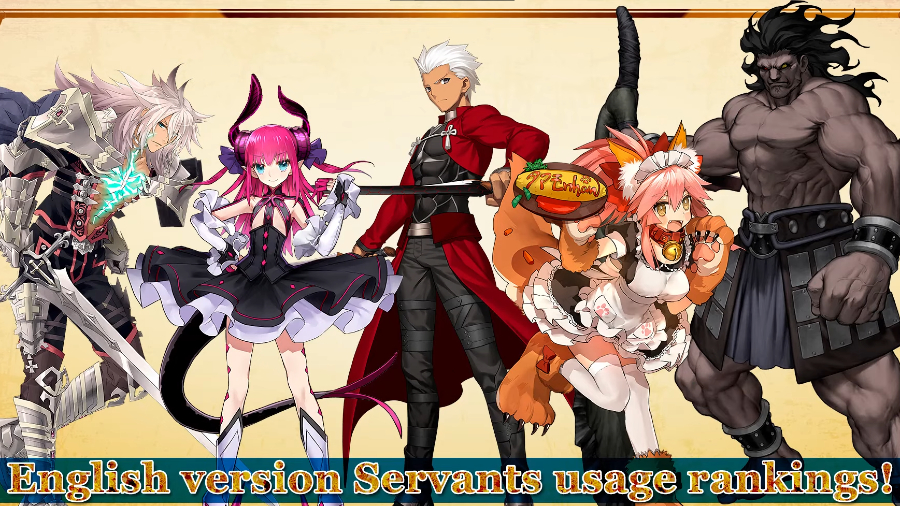 FGO Most Used Servants