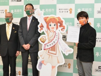 The Idolmaster Yayoi Takatsuki becomes tourism ambassador of Takatsuki City