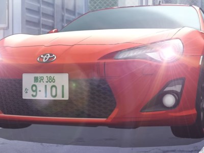 Toyota 86 in MF Ghost anime