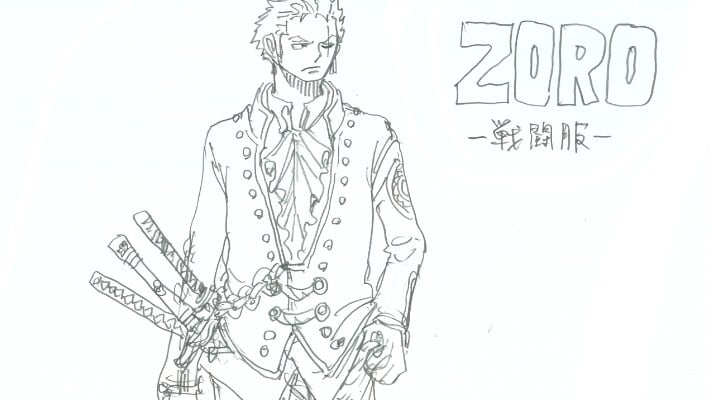 One Piece Film Red Battle Designs Luffy Zoro Nami Robin