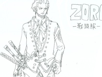 One Piece Film Red Battle Designs Luffy Zoro Nami Robin