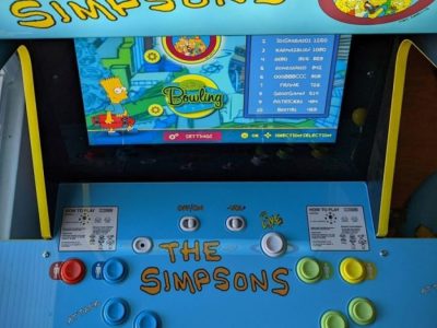 arcade1up the simpsons arcade cabinet