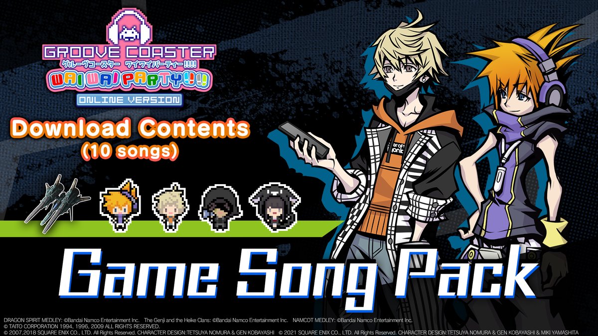 TWEWY Series Music Comes to Groove Coaster: Wai Wai Party as DLC
