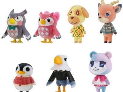 Animal Crossing Flocked Figures Series 3 Includes Beau, Judy