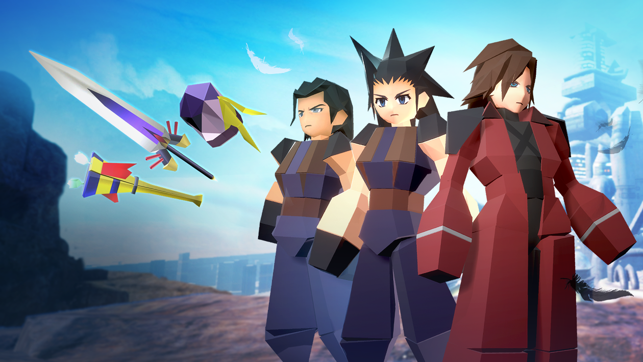 FFVII The First Soldier Crisis Core Polygonal Skins Appear, Events Begin