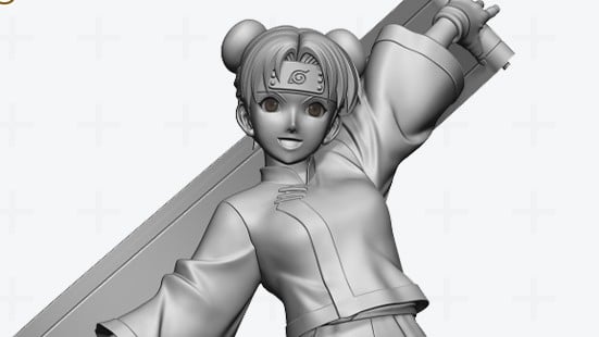 Naruto Gals Temari and Tenten Figure Designs Shared Tenten a