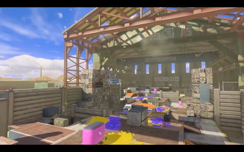 Splatoon 3 Mincemeat Metalworks Map Shown Off