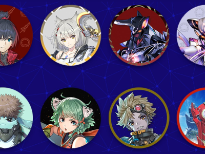 Xenoblade Chronicles 3 character icons as Nintendo America Platinum Points Rewards