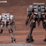 Armored Core 4 03-AALIYAH Supplice - model kit and action figure comparison - front