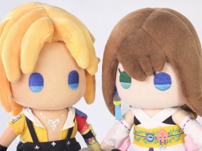 Final Fantasy X FFX Tidus and Yuna chibi plushes