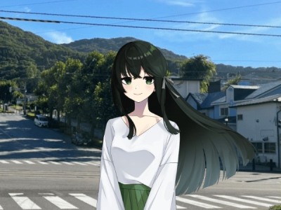 Our Hometown in the Alley - Japanese Visual Novel that uses Google Maps and Street View