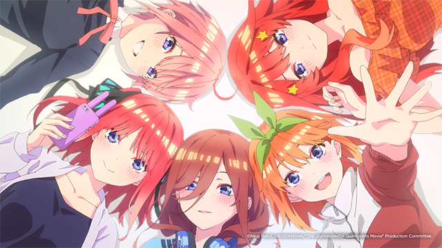 Quintessential Quintuplets Movie Release Date and English Dub Cast Announced