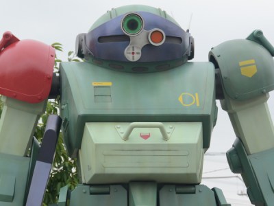 Votoms Scopedog statue with limited-time Red Shoulder