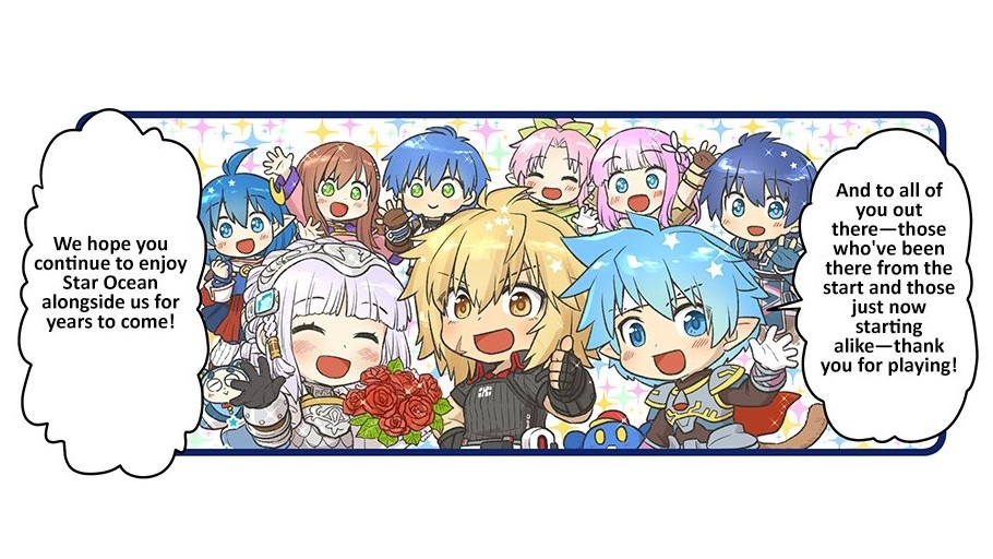 Characters Unite for Last Star Ocean: The Divine Mini Manga