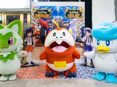 Here’s What Pokemon Mascot Costumes for Fuecoco, Sprigatito, and Quaxly Look Like