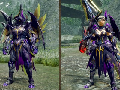 Monster Hunter Rise Sunbreak Title Update 3 Chaotic Gore Magala Armor Set Shown