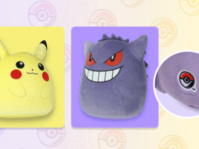 Pikachu & Gengar Squishmallows at Pokemon Center for $29.99 Each Price release date