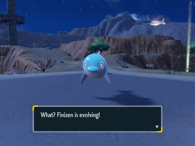 How to Evolve Finizen into Palafin in Scarlet and Violet evolution