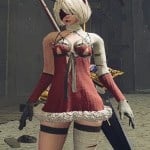 NieR Automata 2B Mod Gives Her a Santa Outfit