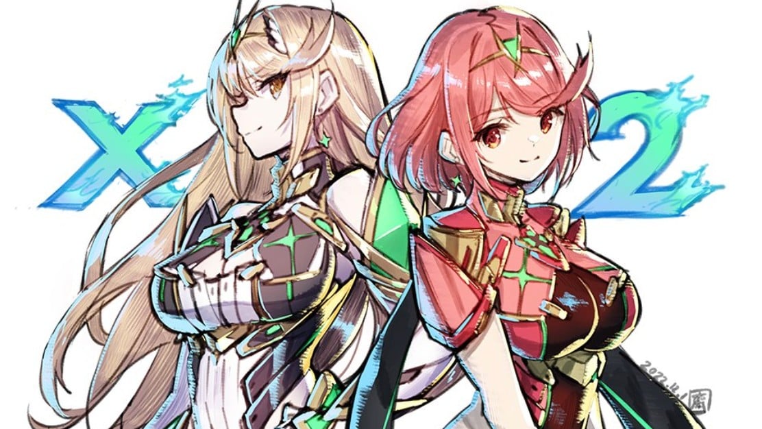 See Masatsugu Saito Xenoblade Chronicles 2 Pyra and Mythra 5th Anniversary Art