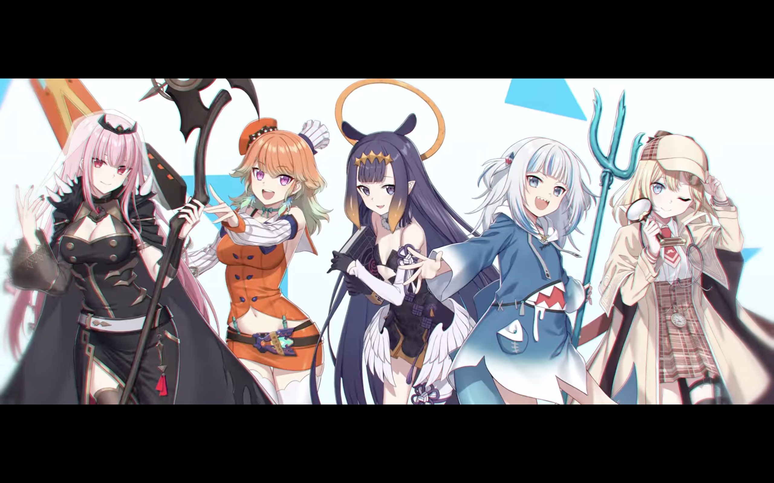 Second Hololive Myth and CounterSide Trailer Shows Vtuber Skins, Figures