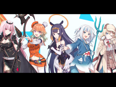 Second Hololive Myth and CounterSide Trailer Shows Vtuber Skins, Figures