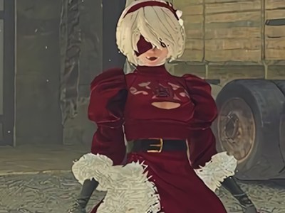 NieR Automata 2B Mod Gives Her a Santa Outfit