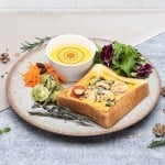 chainsaw man cafe quiche toast