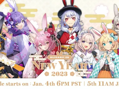 Nijisanji EN is launching its New Year Goods 2023 sale, featuring new merchandise of Vtubers from OBSYDIA and Ethyria.