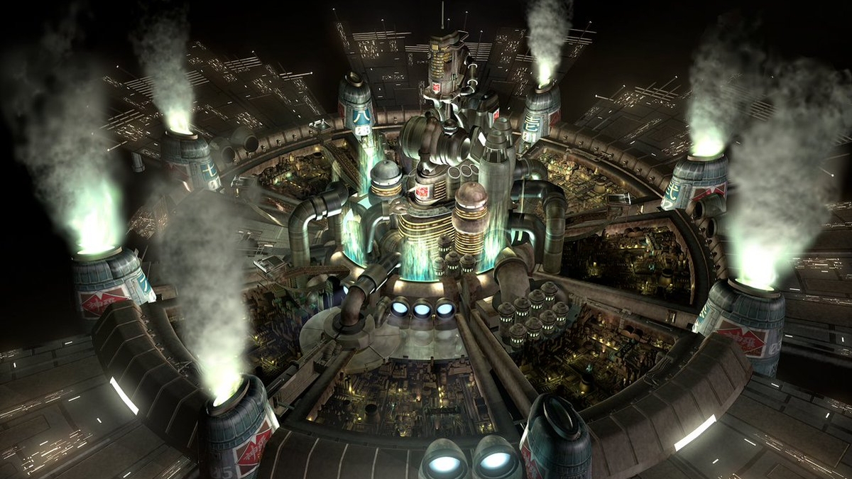 Final Fantasy vII setting