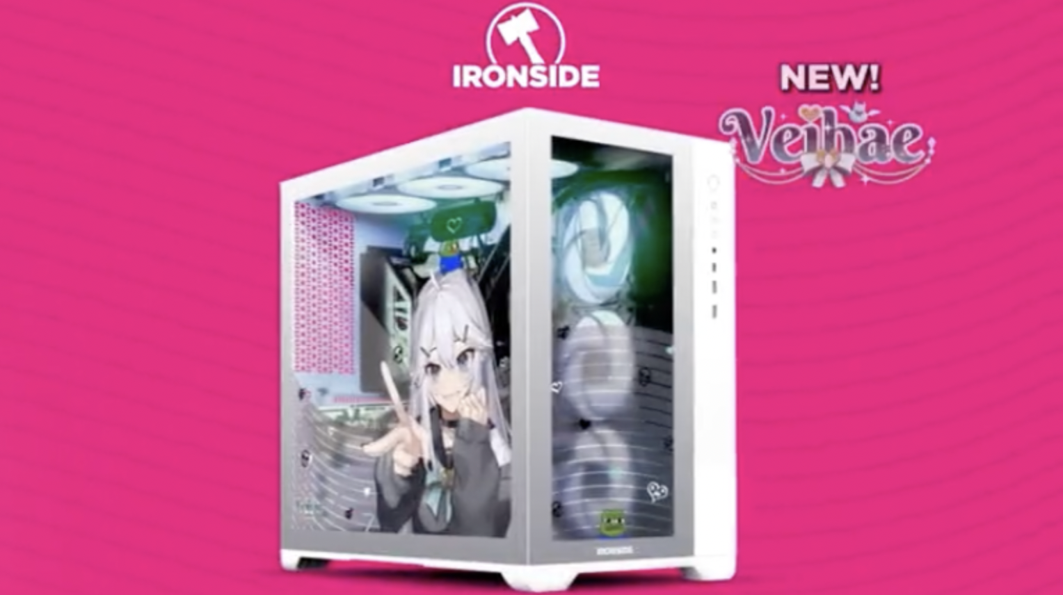 Ironside VShojo PC Case Sales Resume, Include Veibae