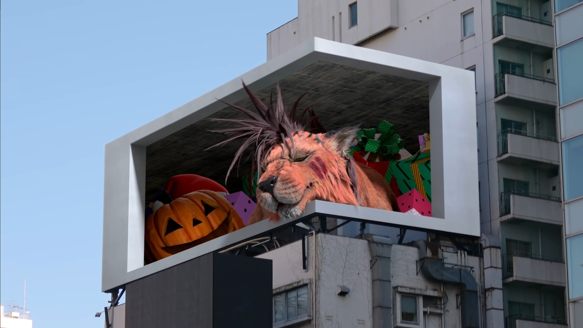 FFVII Remake Intergrade 3D Billboard