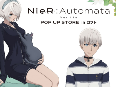 2B and 9S Relax in New NieR Automata Loft Pop-up Shop Merchandise