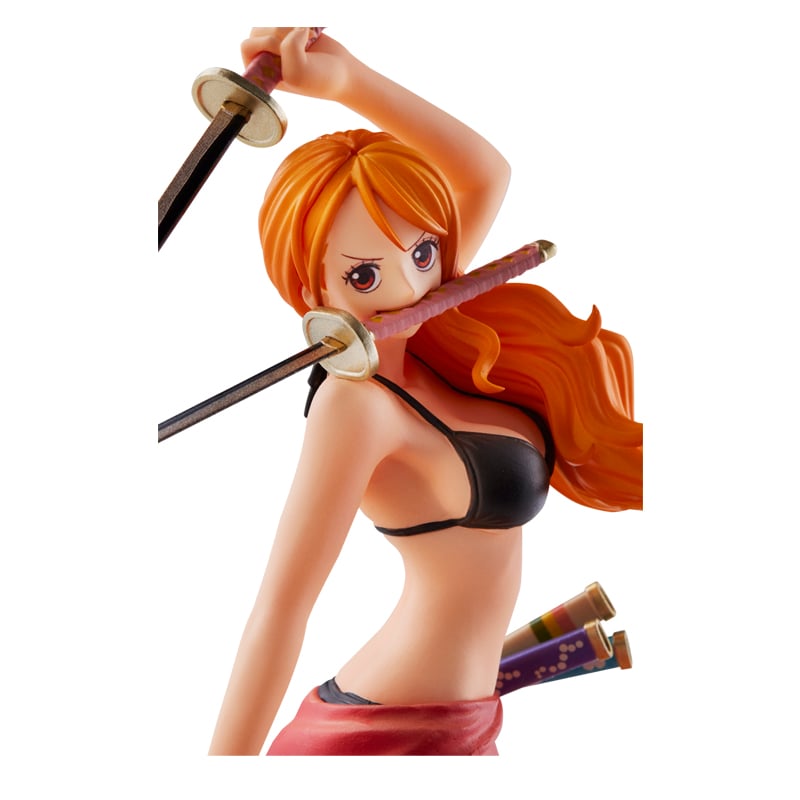 One Piece Three Sword Style Nami Figure Comes in Two Sizes