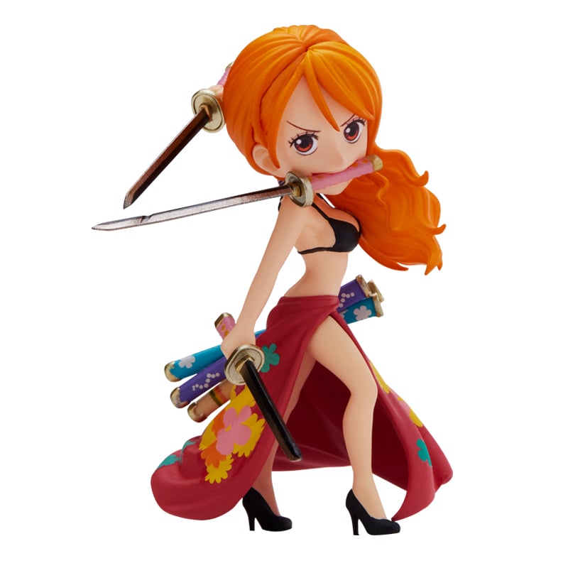 One Piece Three Sword Style Nami Figure Comes in Two Sizes a