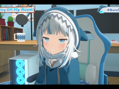 Hololive Vtuber Gawr Gura Showcases Her 3D Model