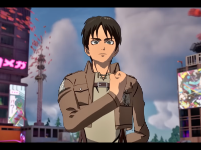 Fortnite Videos Show Attack on Titan’s Eren Yeager in Action