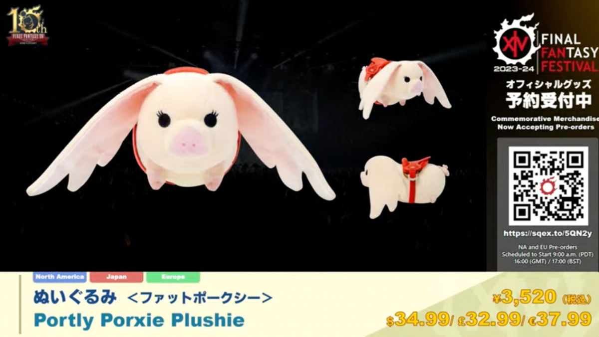 FFXIV Fan Festival Merchandise Includes Loporrit, Portly Porxie