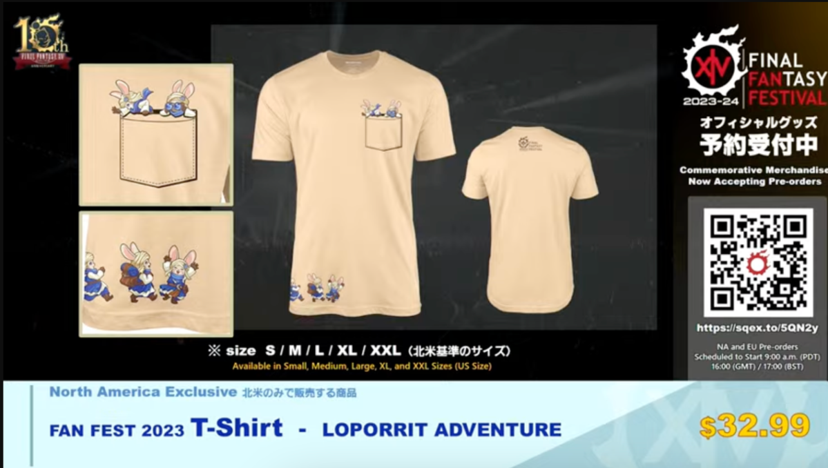 FFXIV Fan Festival Merchandise Includes Loporrit, Portly Porxie