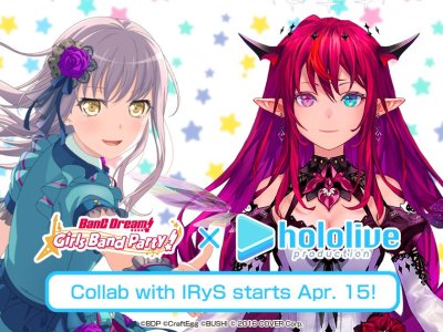 IRyS Comes to BanG Dream: Girls Band Party in Hololive Event