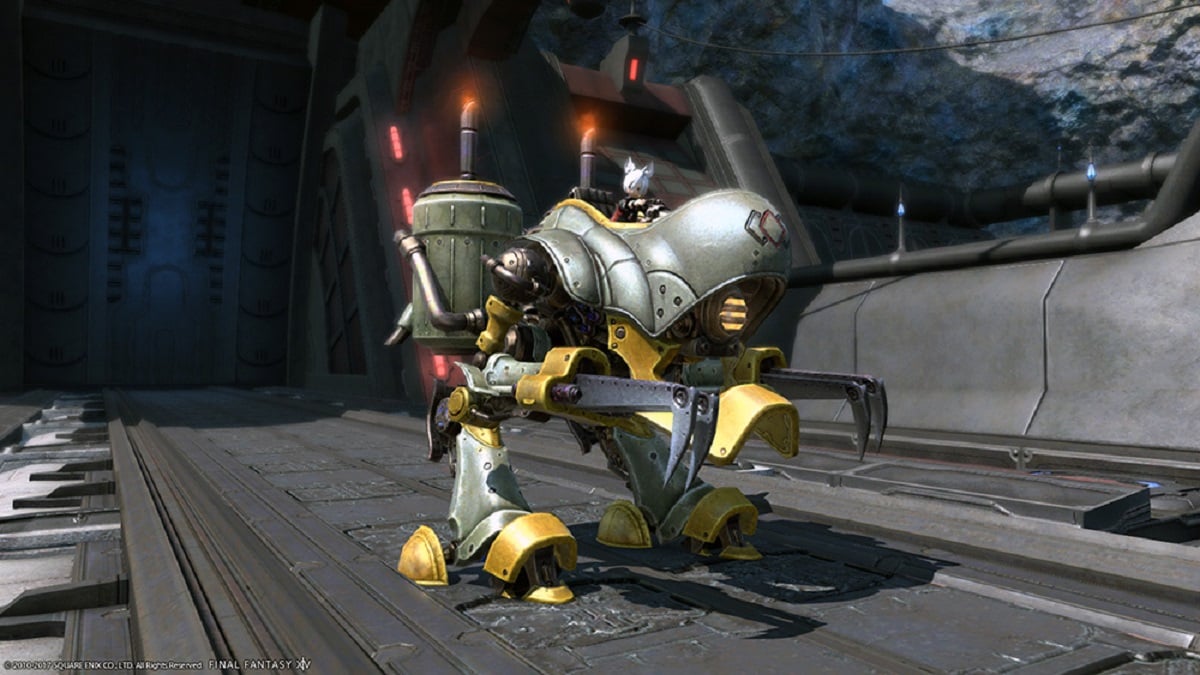 FFXIV Magitek Predator Mount. Image via FFXIV The Lodestone