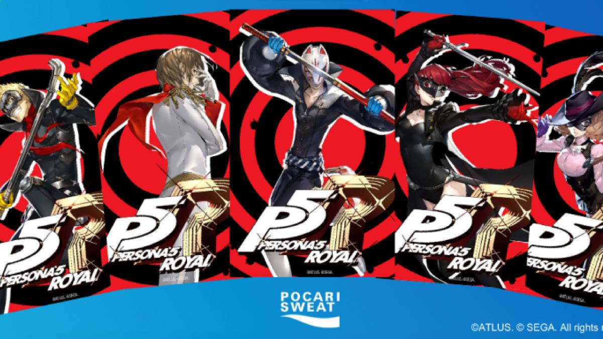 Persona 5 Royal Pocari Sweat Promotion and Contest Announced