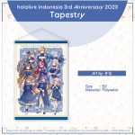 Hololive Indonesia Tapestry
