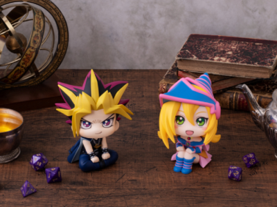 Yu-Gi-Oh Yugi and Dark Magician Girl Look Up Figures Appear in October