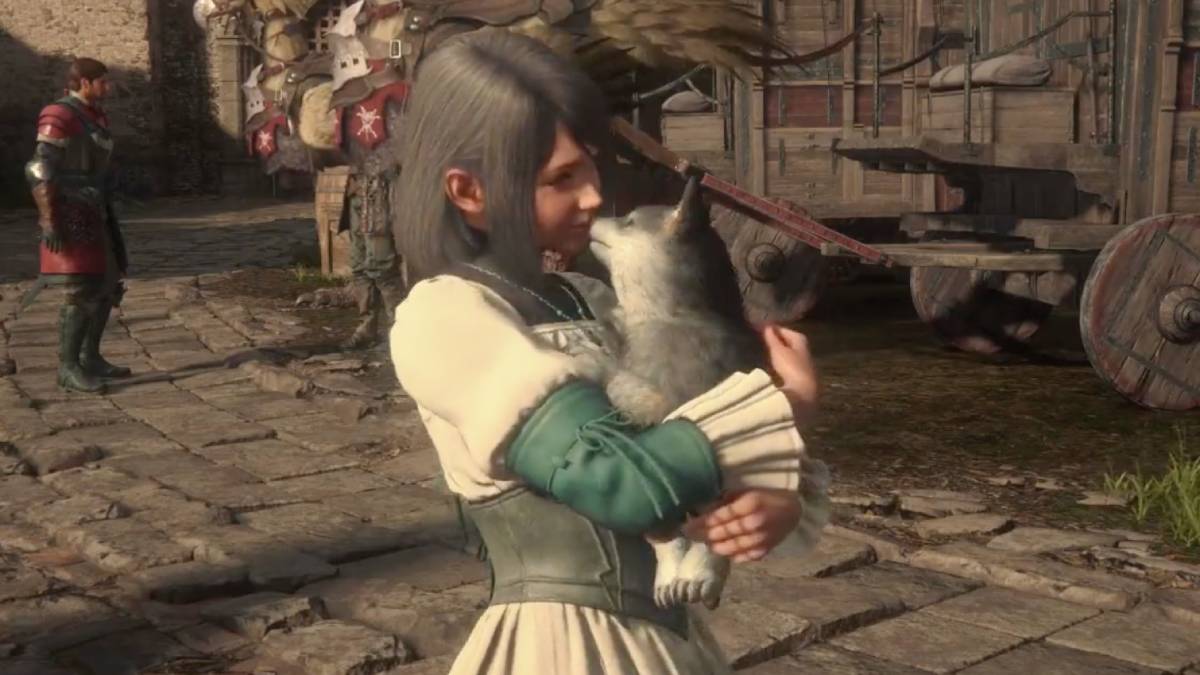 FFXVI Video Shows Jill Holding Torgal as a Puppy