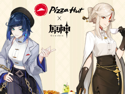 Genshin Impact pizza hut japan