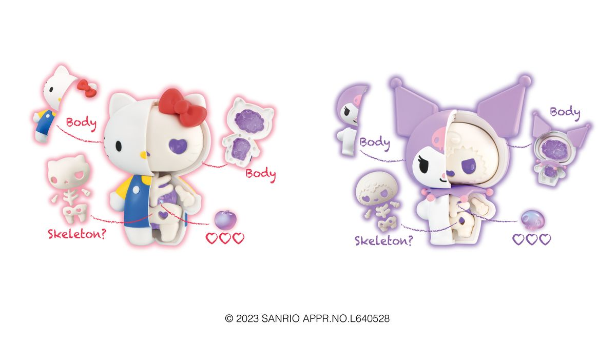 Kaitai Fantasy Sanrio skeleton figures